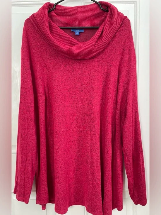 Apt. 9 Crimson Cowl Neck Women's Sweater - Picture 2 of 8